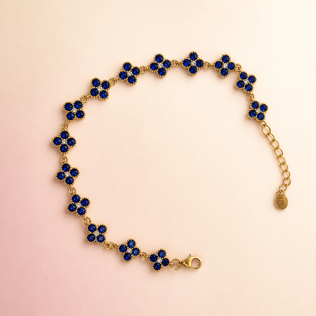 Princesse Bleu royal doré - Charlie Jewels